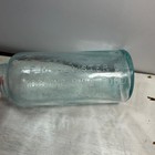 F e  Mcallister s Mocking Bird Food Bottle New York Early 1900s Aqua Embossed