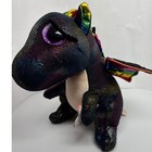 Ty Beanie Boos Anora Dragon Plush Stuffed Animal Toy Rainbow Glitter