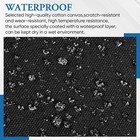 Canvas Repair Patch 5 5 X 8 Inches 6pcs Self-adhesive X 8  Black 