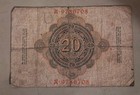 1910 Germany 20 Mark Note