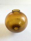 Antique Vintage Clear Amber Glass Lightning Rod Ball Bulb 4 5     Farmhouse Decor