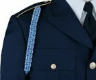Genuine U s  Army Shoulder Cord  2723 Interwoven One Color Infantry Blue