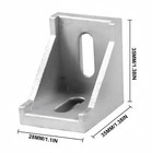 24pcs Corner Bracket Angle 2 Hole Gusset With Screws For 3030 Aluminum Extrusion
