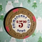              Casino Chip Omg       5 Primadonna Club Reno Nevada From 1956                                    