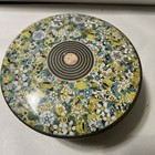 Vintage Daher Floral Tin   Container Empty Made In England