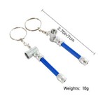 9 12pcs Portable Colorful Metal Keychain Pipe     Gift For Collectors enthusiasts