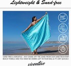 2-pack Turkish Beach Towel 37 X 70 Inches - 100  Cotton - Soft   Quick-dry Sand