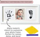 Baby  Newborn Handprint And Footprint Picture Frame Keepsake Kit  13 5 X 7