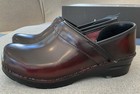 Dansko Women   s Professional Clogs 38 Cordovan  red Wine  Cabrio Size 7 5-8 W Box