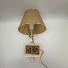Vintage Farmhouse Rooster Wall Sconce Lamp Plug In Metal Folk Art Country Decor