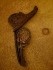 Antique 19th Century Chinese Opium spice Case   Scale poppy Handcarved Wood