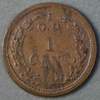 1863 Patriotic Civil War Token  1 391a   i O u 1 Cent  Au
