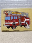 Wooden Melissa   Doug Fire Engine Peg Puzzle Easy Grip  j3 