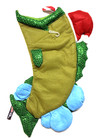 Rigrap Merry Fishmas Christmas Stocking Green 22 X 12