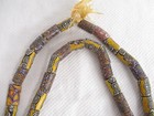 48 Vintage Antique African Trade Beads Venetian Millefiori Glass 1800 s - 1900 s