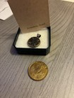 Jewish Bronze Coin Ready To Be Used As A Pendant Necklace   Jerusalem Israel 