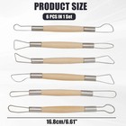 Six Piece Double-sided Sculpting Tools Set Pottery  Clay  Soap  Wax  Icing 6 Pcs