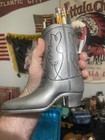 Vintage Rwp Wilton Armetale Pewter Cowboy Boot