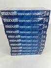 Lot Of 10 New Maxell T-120 Standard Grade 6-hour Blank Vhs Vcr Tapes  sealed