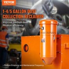 Dust Collection System  1 6-hp Dust Collector Media Reclaimer W 1 8 Gallon Capac