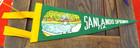 Vintage Scarce 1950s Sanlando Springs Florida Souvenir Pennant 11 5  Park