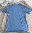 Adidas New York City Fc Mls Soccer Jersey Size L Blue Orange Black