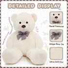 White Giant Teddy Bear 55 big Teddy Bear Stuffed Animal Plush Toy Christmas Gift