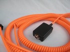 26  Day Glow Orange Extension Cord Assembly  With Hook  Gse  Same As David Clark