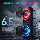 3000w Portable Bluetooth Speaker Sub Woofer Heavy Bass Sound System Party remote