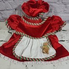 Build A Bear Santa Mrs Claus Christmas Clothes Red Velvet Outfits With Hats