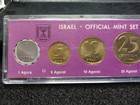 1972 6 Coins Of Israel Official Mint Set Collection  011613