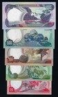 Portugal Angola Complete Set 20  50   100   500   1000 Escudos 1972 Au-unc