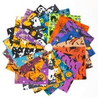 102 Piece Halloween 2  Pre Cut Charm Pack 5  Squares 100  Cotton Fabric Quilt