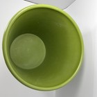 Vintage Mid Century Max Klein Avocado Green Plastic Waste Basket Trash Can