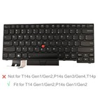 Genuine T14 Gen 1 gen 2 Us Backlit Keyboard For Lenovo Thinkpad P14s Gen 1 gen 2