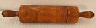 Vintage Sewing -  Hollow Turned Wood 8  Needle Case -  Rolling Pin Shape