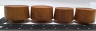  4  Goodspeed Small Taper Roller Industrial Foundry Wood Mold Patterns Vintage
