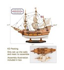 Sailingstory Wooden Model Ship Mayflower 1 60 Scale Replica Sailing Ship Mode   