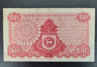 1967 Malaysia 10 Ringgit Banknotes Currency Circulated