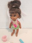 Rare Liddle Kiddles Rolly Twiddle  Doll Pail  Brush  Shoes 1967