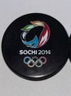 Official 2014 Sochi Olympic Puck Team Sweden Usa Canada Russia Finland Rare L  k