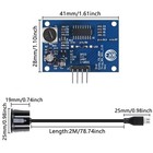 2pcs Jsn-sr04t Ultrasonic Distance Measuring Module Jsn-sr04t-v3 0 21 600cm 3   