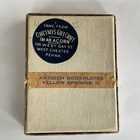 4 Vintage Art Deco Book Plates box gazelle ex Libris antioch Bookplates gummed