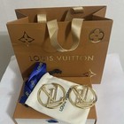 Louis Vuitton Hoop Louise Gold Earrings
