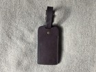 Filson Bridle Leather Luggage Tag    Made In Usa   Discontinued   Rare