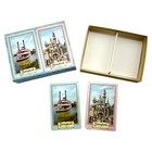 Disneyland Playing Cards Mid-century Sealed Double Deck Castle Riverboat Stamp