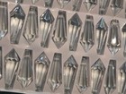 Crystal Clear Faceted Drop Prism Chandelier Suncatchers Jewelry Box Of 504