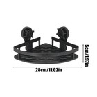 Suction Cup Shower Caddy Shelf Bathroom Corner Bath Storage Holder Rack
