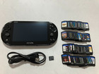Sony Ps Vita Pch-2000 Console With Charger   Memory Card Random 2 Games   from Us