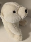 Coca-cola Polar Bear Plush Coke Bottle Badge White 12  Tall Sitting 1993 Vintage